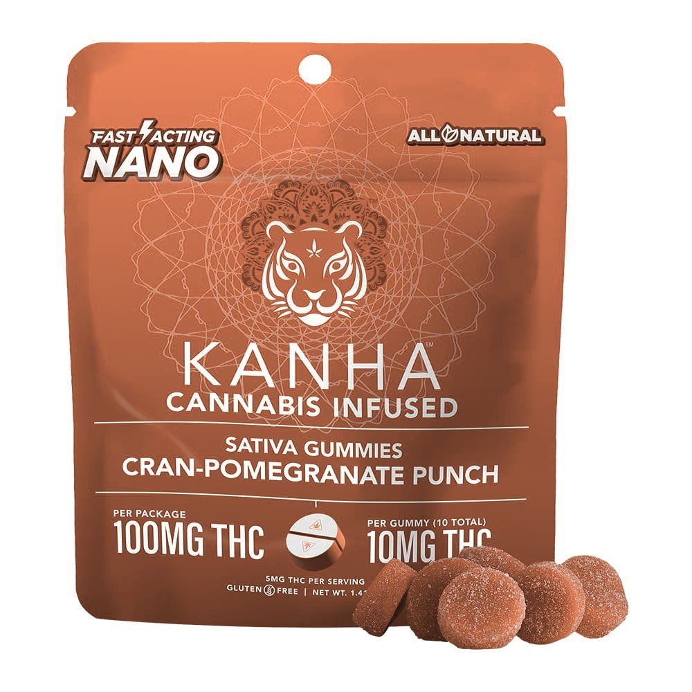 KANHA – Cran-Pomegranate Punch - Sativa [10pk] (100mg)