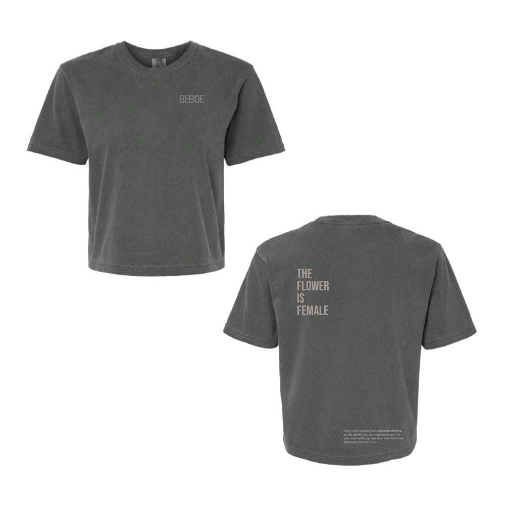 Beboe – Flower Is Female T-Shirt - Pepper [S]