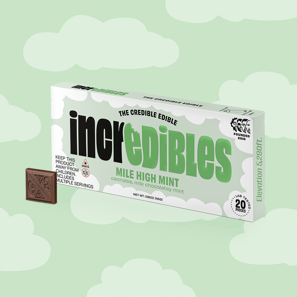 incredibles – Mile High Mint Bar [20pk] (100mg)