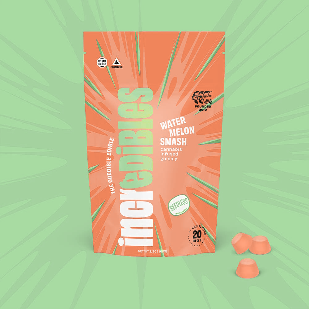 incredibles – Watermelon Smash [20pk] (100mg)