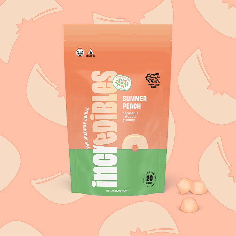 incredibles – Summer Peach [20pk] (100mg)