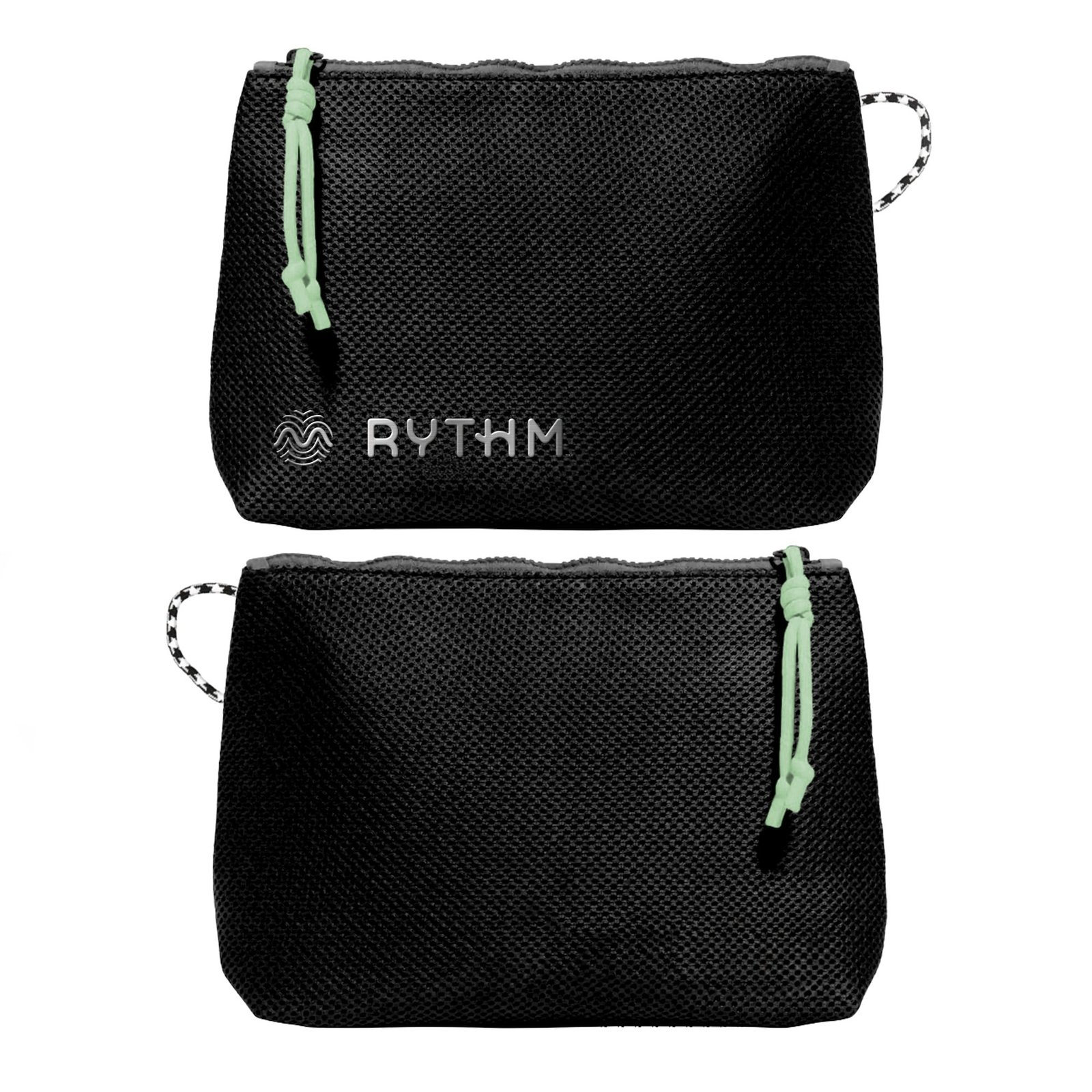 RYTHM – RYTHM Chrome Logo Mesh Stash Pouch - (Black/Purple)